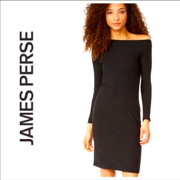 James Perse Dresses & Skirts - James Perse Standard Off the Shoulder Bodycon M